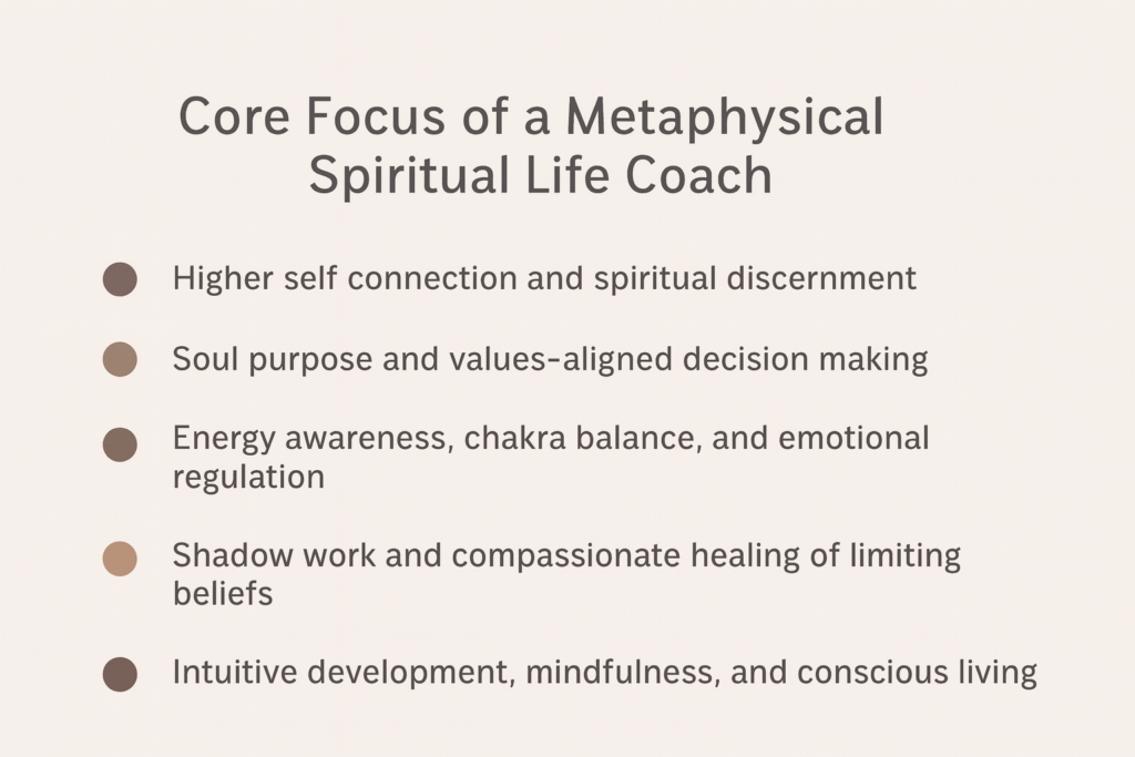 Metaphysical Spiritual Life Coach 2 Core focus of a metaphysical spiritual life coach