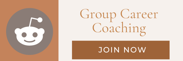 group career coaching reddit