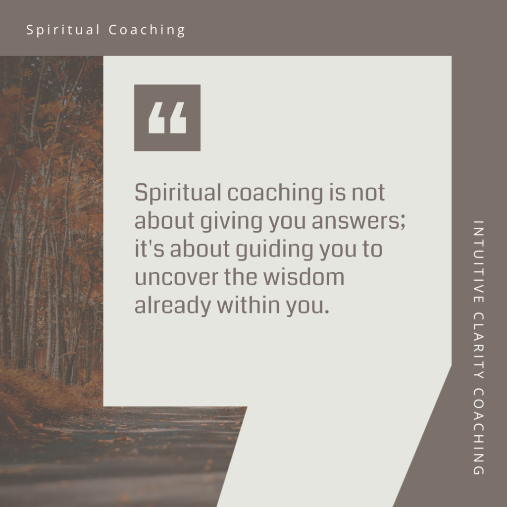 spiritual coaching quote