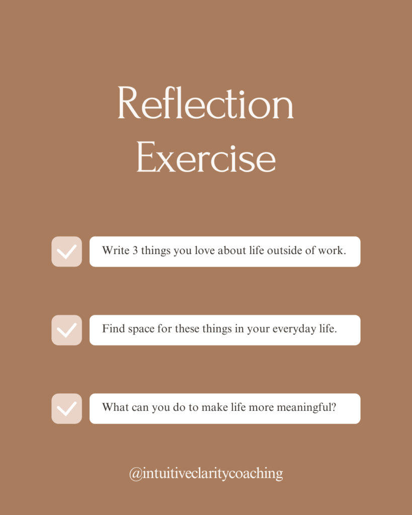 Reflection Exercise