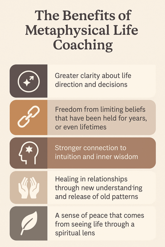 Metaphysical Life Coach 3 benefits of metaphysical life coaching